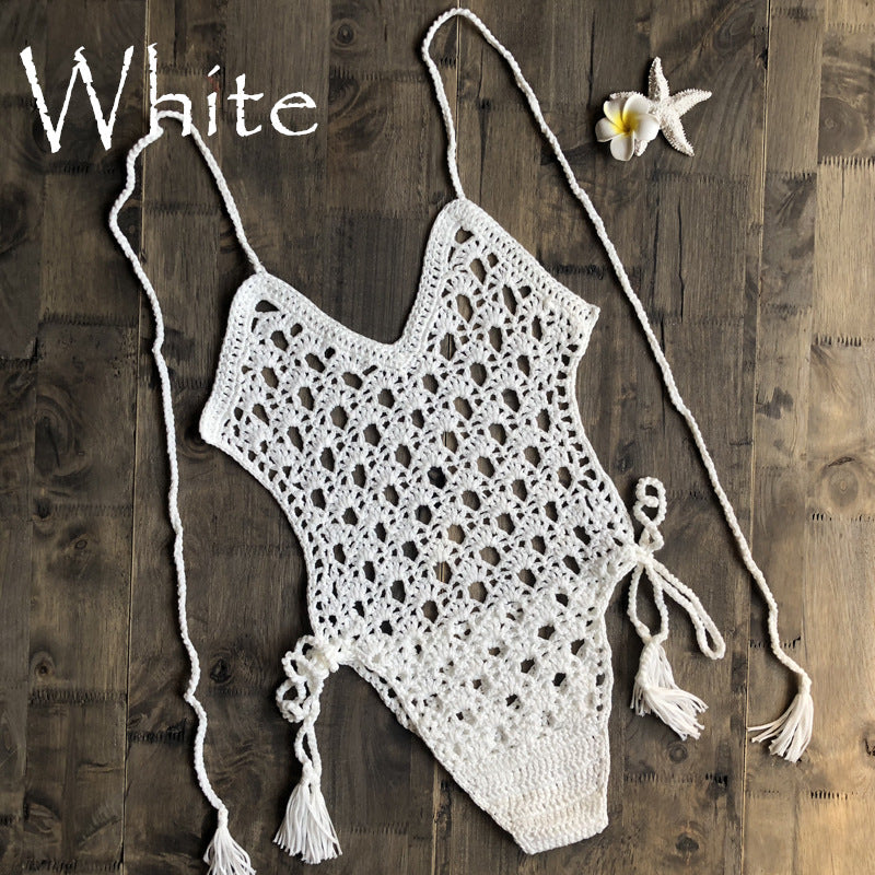Hand-knitted swimsuit