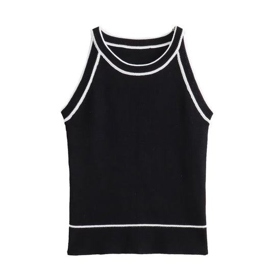 European And American Style Halter Fashion Color Halter Short Back